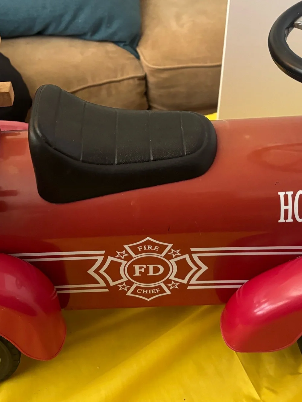 Schylling Kids Fire Chief Ride-On Toy - Red